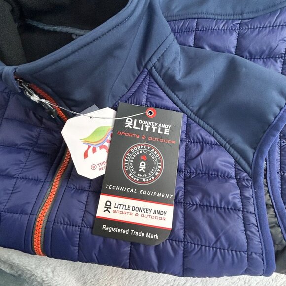 Little Donkey Andy Men's Lightweight Puffer Vest Warm Outdoor Jacket Large New - Picture 4 of 9